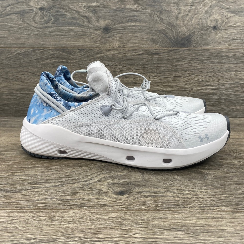 Under Armour Micro G Kilchis Water Shoes Mens 12 Gray Blue Marble 3028321-023